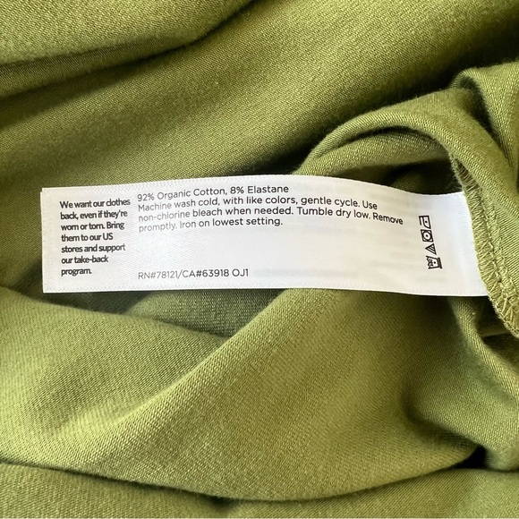 EILEEN FISHER Traceable Cotton Jersey Tank Dress in Leaf Women’s size PL - Picture 5 of 9